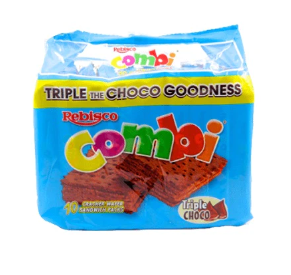 Combi Triple Choco Cracker Sandwich 30g 10 Pieces