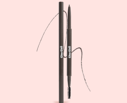 Chu Chu Beauty Skinny Brow Pencil In Gray Brown