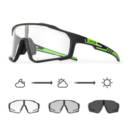 2023 New Photochromic Cycling Glasses Mtb Sunglasses for Men Women Sport Speed Road Mountain Bike Bicycle Cycl Eyewear Goggle PS16
