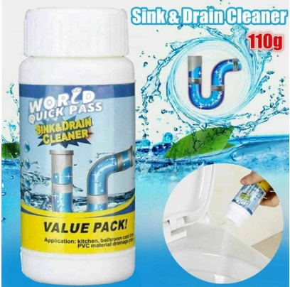 Powerful Sink and Drain Cleaner Portable Powder Cleaning Tool Chemical Powder Agent