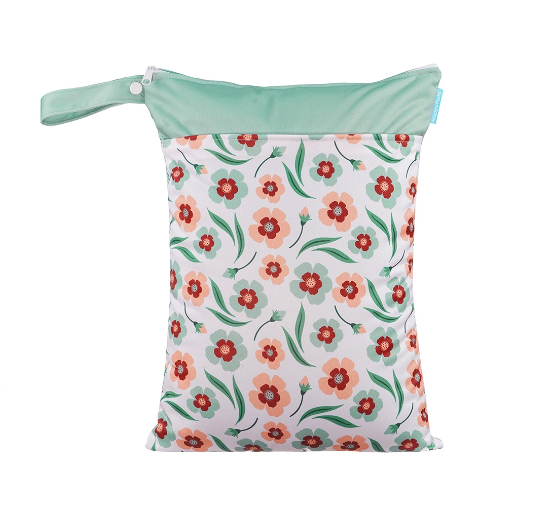 Happyflute Wetbag For Baby Diapers Nappies Waterproof Reusable Diaper Bag With Two Zipper D9