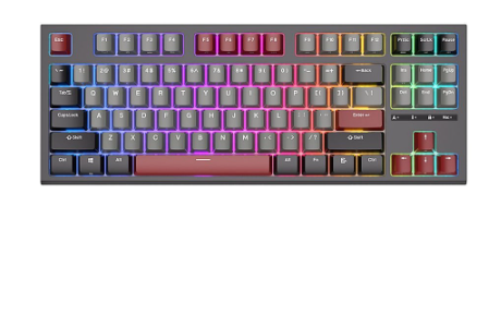 Royal Kludge RK R87 Wired TKL RGB Hot-Swappable Gaming Keyboard Black