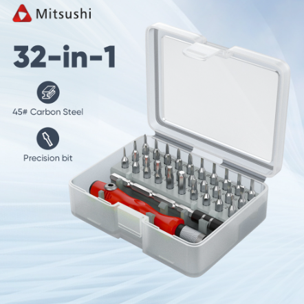 Mitsushi Multifunctional Screwdriver Set 32in 1 Repair Tool Kit
