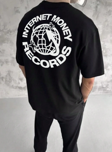 Men's Summer Round Neck Letter Printed Short Sleeve Casual T-Shirt