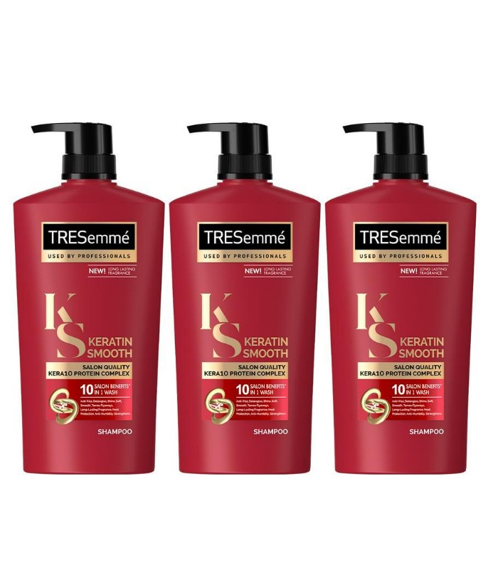 Tresemme Keratin Smooth Shampoo 900ML BUNDLE OF 3
