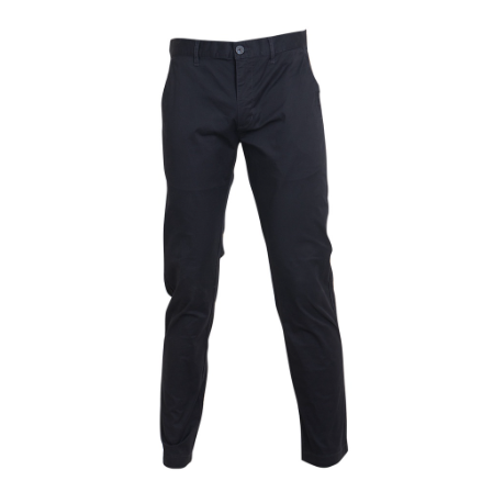 GIORDANO Men's Cotton Blend Slim Tapered Pants- Signature Navy