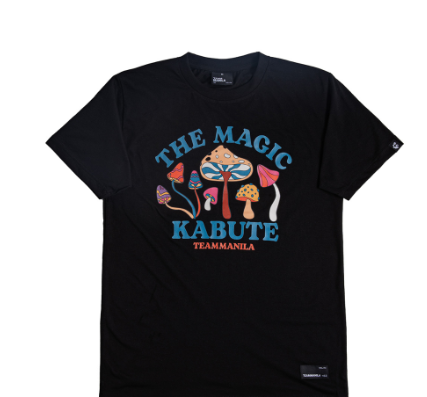 TEAM MANILA MUSHROOM TSHIRT BLACK