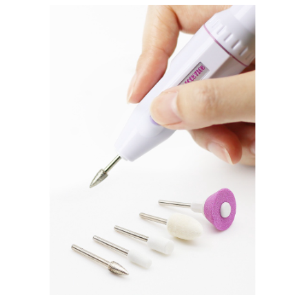 5 in 1 Electric Manicure Set Manicure Nail Drill File Grinder Grooming Kit Callus Remover Set Nail Buffer Polisher