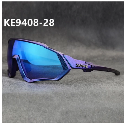 Kapvoe Cycling Glasses Outdoor Sports Shade Goggles UV400 Bicycle Bike Sunglasses Fashion Polarized Glasses KG21