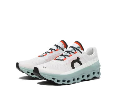 【100% Authentic】ON Running Cloudmonster Gray Green For Men And Women Low-top Running Shoes 61.99023