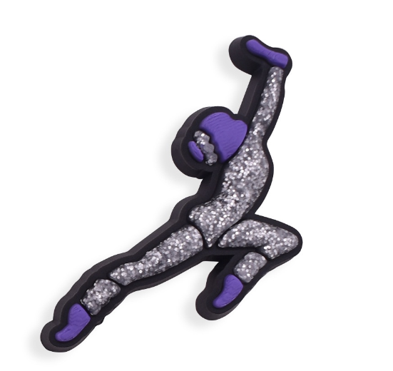 New Diamond Ring Gold Sequins Series Crocs Accessories Cute Bird jibbits Charm Cartoon Shoe Charms Decoration A13