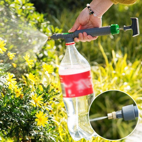 High Pressure Air pump Sprayer Adjustable Drink Bottle Spray Head