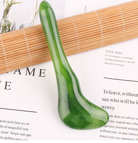 Facial Massage Tool Body Spa Natural Resin Gua Sha Board