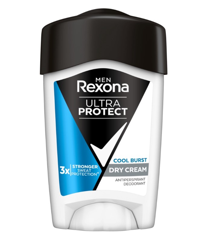 Rexona Men Ultra Protect Deodorant Dry Cream Stick Cool Burst 48G