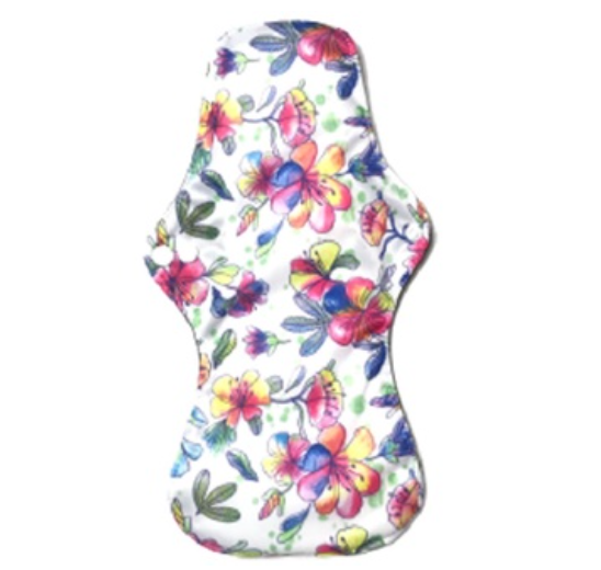 Maxi Overnight Organic Bamboo Charcoal Waterproof Washable Reusable Napkin Heavy Flow Menstrual Pads MP7