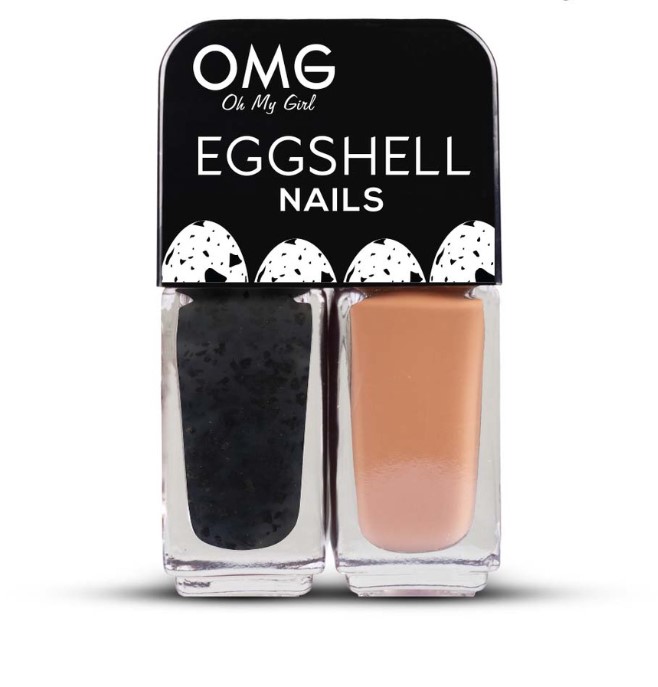 OMG Eggshell Nail Polish Duck 5ml x 2