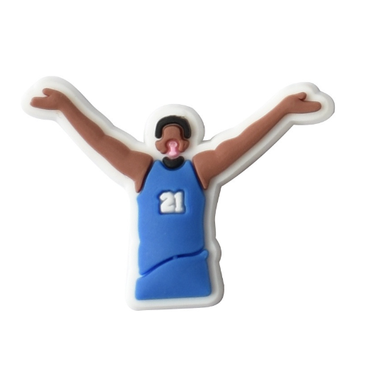 Cute Curry Basketball Jibbitz Kobe Shoe Charms Lakers Bryant Jibitz Croc Charm NBA Croc Jibbits Pin for Men Shoes Accessories Decoration B26