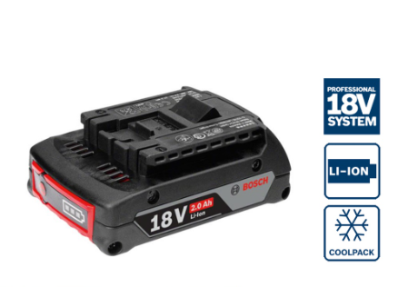 Bosch GBA 18V - 18V 2.0 Ah Slide Battery - Power Tool/Home Improvement
