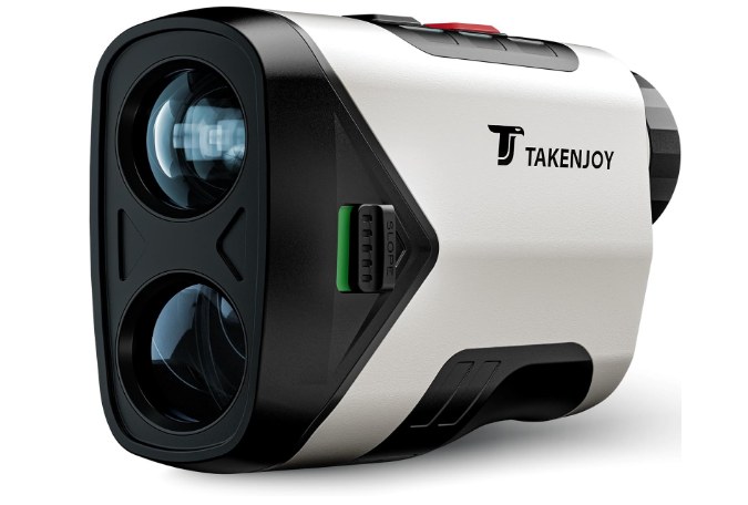 Golf Rangefinder with Slope, 1200Yards Laser Rrange Finder for Golfing/Hunting, 7X Magnification with Flag Locking Vibration, Rechargeable Range Finder with Magnet