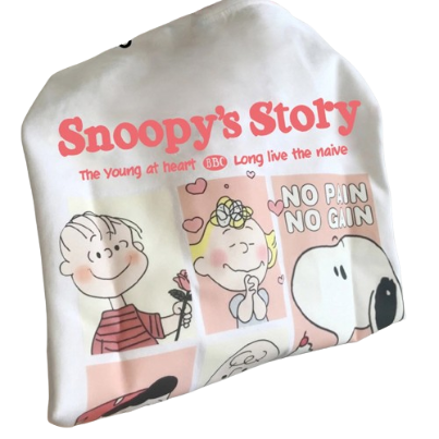 Lovito Casual Cartoon Round Neck T-Shirt for Women LNE13017 (White)