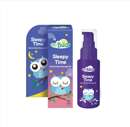 Tiny Buds Sleepy Time Natural Lavender Baby Oil (50ml)