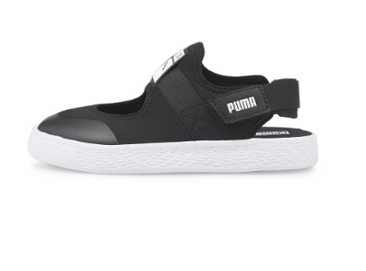 PUMA Unisex Light-Flex Summer Little Kids' Shoes (Black)
