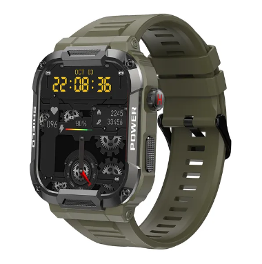 Men Smart Watch Military Healthy Monitor AI Voice Bluetooth Call Fitness Waterproof Sports Smartwatch for IOS Android Phone 2023