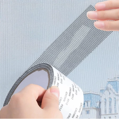 Window Screen Repair Kit Door Window Patch Tape Strong Adhesive Long Lasting Fiberglass Repair tape