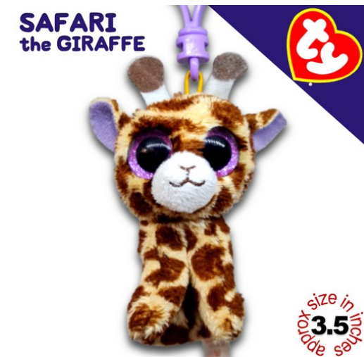 TY Key Clips-Chains Bag Charm Hanging Plushie Stuffed Toy Collection 1 PCC21