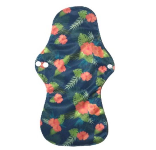 Maxi Overnight Organic Bamboo Charcoal Waterproof Washable Reusable Napkin Heavy Flow Menstrual Pads MP16