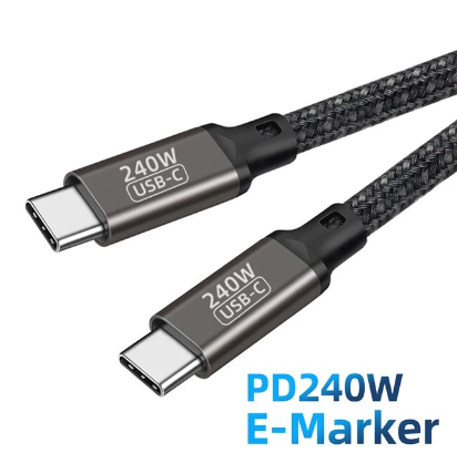 FONKEN 240W Cable Type C To Type C PD3.1 Wire for PS5 Nintendo Switch Galaxy S22 MacBook Blazing-Fast Charging Cable 48V5A USB C