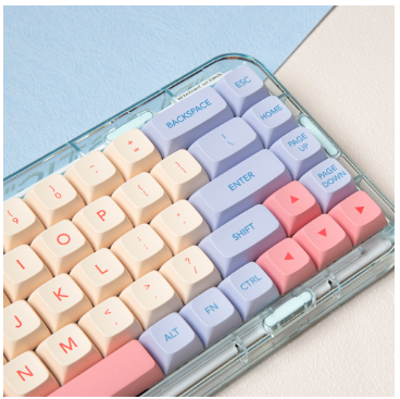 Marshmallow Keycaps XDA Profile PBT 132key Suitable for 108/98/80/71/60 Mechanical Gaming Keyboard Keycap