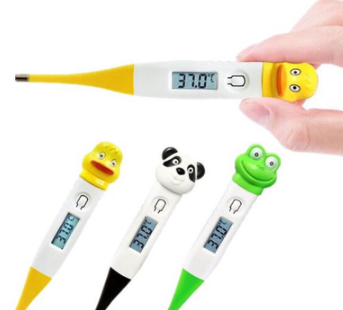 Medical Digital Cute LCD Baby Kids Care Cartoon Infant Body Thermometer Adult