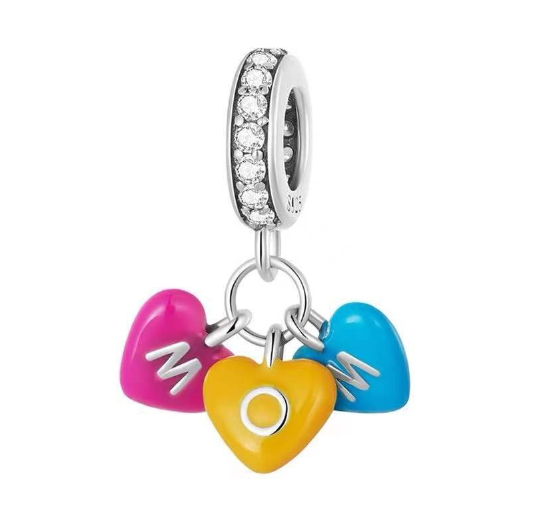 Turtle 925 Silver Pandora Dangle Charm Three In One Pendant Decoration For Bracelet Dream Catcher Beads S9