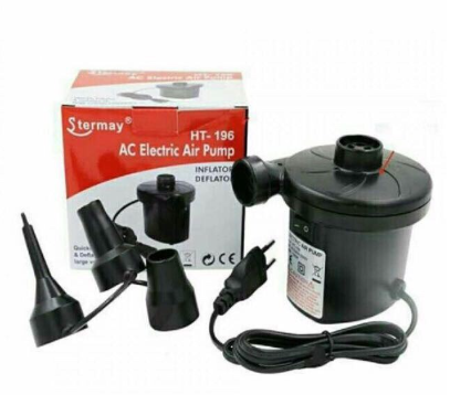 CQW Electric Air Pump Home Inflate Deflate for Air Mattress Swimming Pool Air Bed