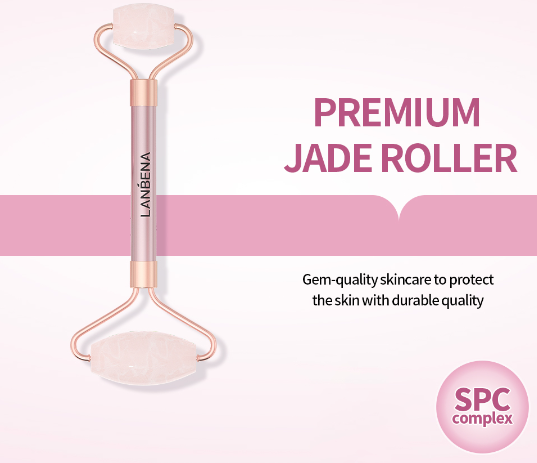LANEBNA Premium Jade Roller Beauty Facial Roller Face Jade Roller Massager