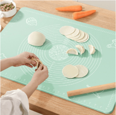 Silicone Pastry Mat, Non-Stick Baking Mat, Counter Mat, Pastry Board Rolling Dough Mat, Bread, Candy, Biscuit Making, Baking Tools,
