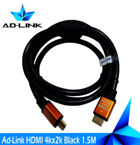 AD-LINK 1.5M 4K2K HDMI UltraHD Cable 2160P Full HD Male to Male Black