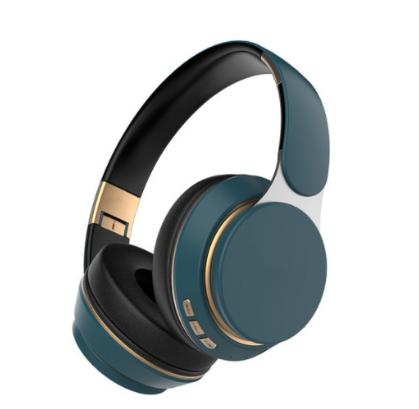 Foldable Bluetooth Noise Canceling Headset with Microphone Wired Stereo Surround Bass Headset