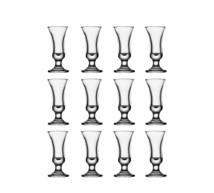 Pasabahce Boston Shots Liqueur Glass 20cc, Set of 12 (44404SL 12s)