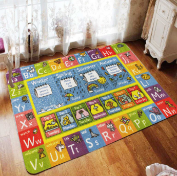 Anti-Slip Kids Carpet Crawling Baby Playmat 80*120 Cm
