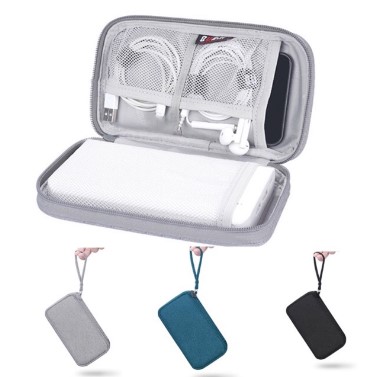 Durable Polyester Power Bank Pouch Storage Bag Mini Portable Travel