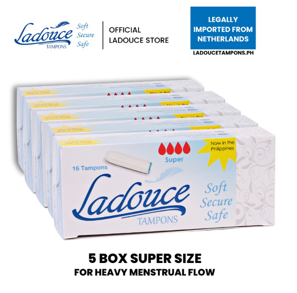 Ladouce®  Super Tampons 80 pieces