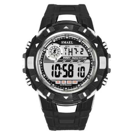 SMAEL1506B Men Sports Watches Digital LED Light Watch Mens Military Watche Top Brand Luxury Electronic Wristwatch M5