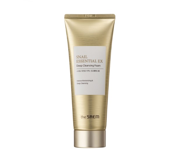 The Saem Snail Essential EX Wrinkle Solution Deep Cleansing Foam
