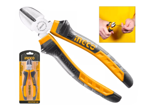 Ingco HDCP08168 6" Diagonal Cutting Pliers with Comfortable Grip _H