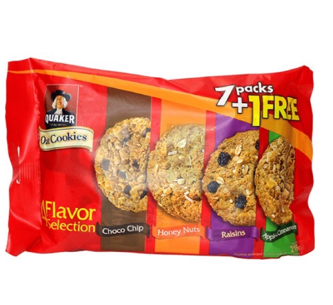 Quaker Cookies Variety Pack  7+1  27g