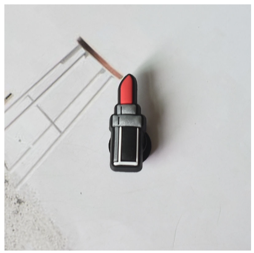 Cute Cosmetic Jbitz for Croc Lipstick Jibits Charm Crown Ring Croc Jibbits Kids Shoes Accessories Shoe Charms Pin Decoration S13