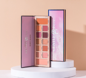 BEAUTY GLAZED 12 Colors Gentle As Ever Eye Shadow Tray Shimmer Matte Eyeshadow Palette Cosmetics Makeup Palette