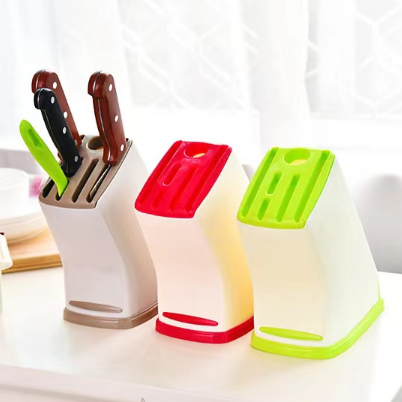 Plastic Stand Knife Holder Block Storage Kitchen Rack-Z468